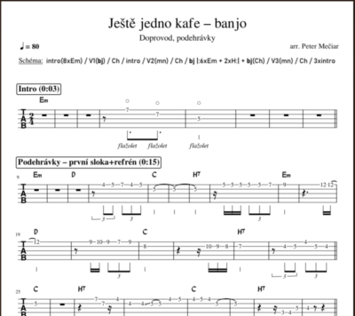 Banjo – Ještě jedno kafe (One More Cup Of Coffee) - Image 3