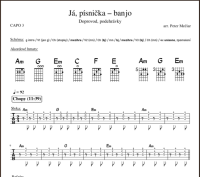 Banjo – Já, písnička - Image 3