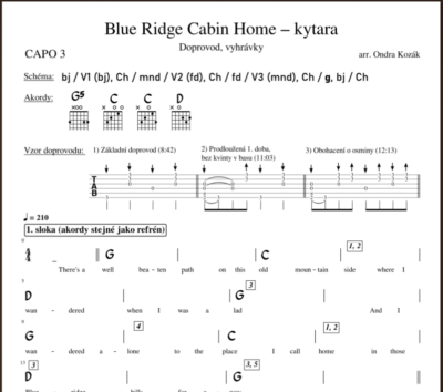 Kytara – Blue Ridge Cabin Home (Závod s časem) - Image 3