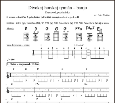 Banjo – Divokej horskej tymián (The Wild Mountain Thyme) - Image 3