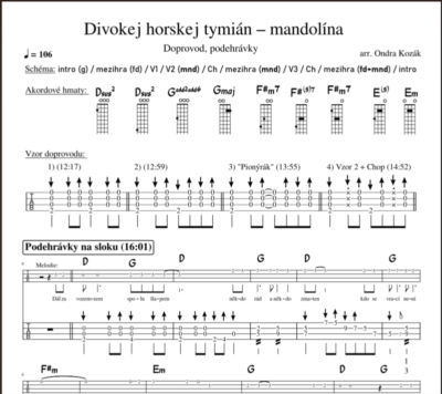 Mandolína – Divokej horskej tymián (The Wild Mountain Thyme) - Image 3