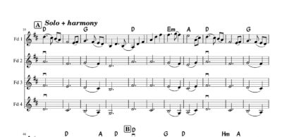 Ashokan Farewell  (4 fiddle arrangement) - Image 3