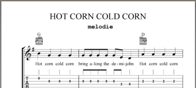 Hot Corn Cold Corn (melody, rhythm, solo) - Image 2