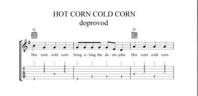 Hot Corn Cold Corn (melody, rhythm, solo) - Image 3