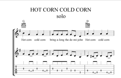 Hot Corn Cold Corn (melody, rhythm, solo) - Image 4