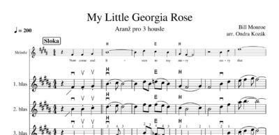 My Little Georgia Rose – triple fiddle arrangement - Image 2