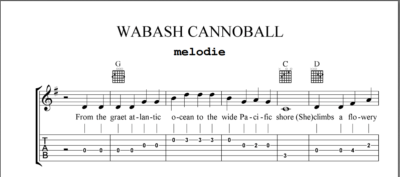 Wabash Cannonball (melodie, doprovod, sólo) - Image 2