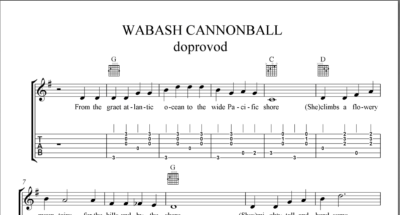 Wabash Cannonball (melody, rhythm, solo) - Image 3