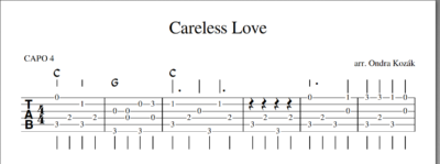 Careless Love (Travis Picking) - Image 2