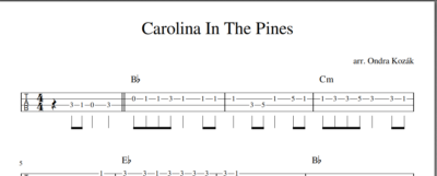 Carolina In The Pines (beginner) - Image 2