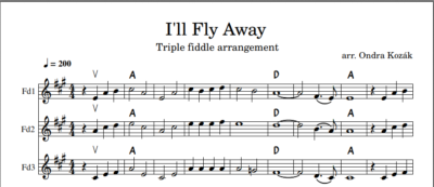 I'll Fly Away (triple fiddle) - Image 2