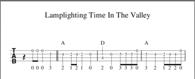 Lamplighting Time In The Valley (TAB+VIDEO) - Image 2