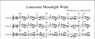 Lonesome Moonlight Waltz (triple fiddle) - Image 2