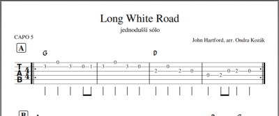 Long White Road (G, beginner) - Image 2