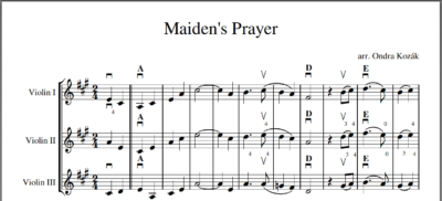 Maiden's Prayer (triple fiddle) - Image 2