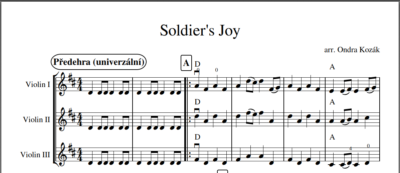 Soldier's Joy (triple fiddle) - Image 2