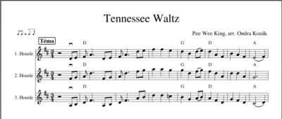 Tennessee Waltz (3 housle) - Image 2