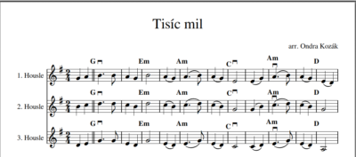 Tisíc mil (3 housle) - Image 2