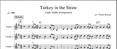 Turkey in the Straw (triple fiddle) - Image 2