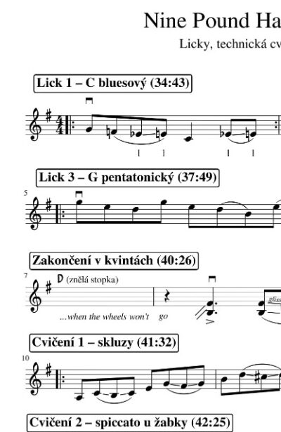 Housle – Nine Pound Hammer (Devítilibrové kladivo) - Image 5